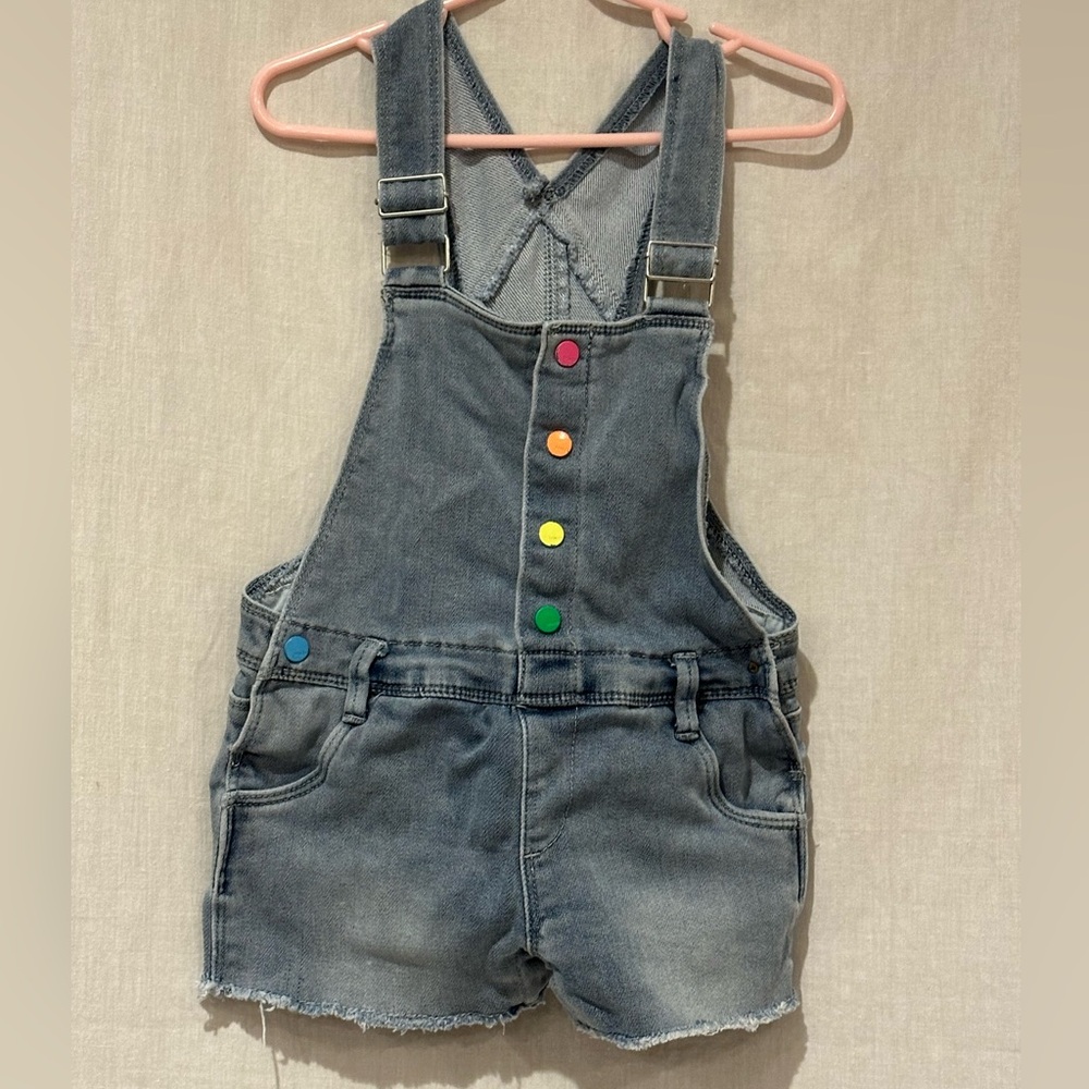 Girls Tractr Overall Shorts